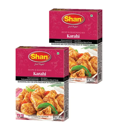 Vista 23 de Shan Chicken 65 - Mezcla de recetas y condimentos de 2.1 oz (60 g) - Polvo de especias para pollo frito picante agridulce - Adecuado