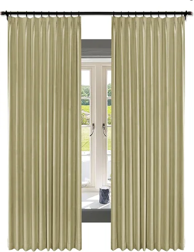 Vista 24 de Fcosie Juego de 2 paneles de cortinas opacas extralargas de 120 pulgadas de largo, cortinas de doble capa para oscurecer la habitación, paneles