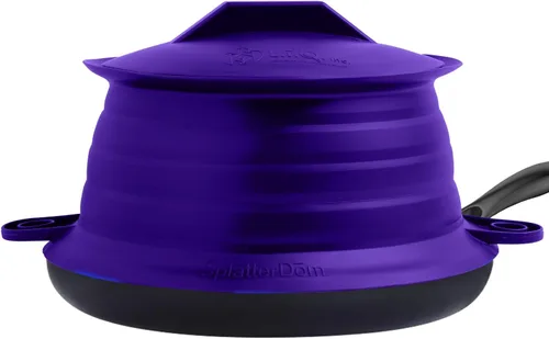 Vista 20 de L.I.Q - Protector de salpicaduras de silicona, se adapta a macetas de 8 y 10 pulgadas (20 y 9.8 in), apto para microondas y duradero, incluye tapa
