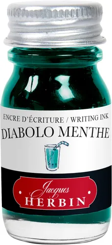 Vista 30 de Tinta para pluma estilográfica Herbin - Botella de 10 ml - Perle Noire