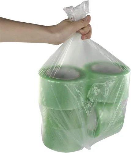 Vista 5 de Bolsas de basura pequeñas de 3 galones, 225 unidades, negras, transparentes y blancas