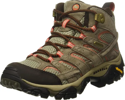 Vista 66 de Merrell - Botas de senderismo impermeables Moab 2 Mid para mujer