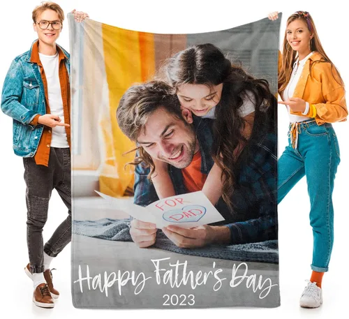 Vista 20 de Printwoo Mantas personalizadas con foto, mantas de fotos personalizadas con mi propia foto, mantas personalizadas con imagen, regalos personalizados