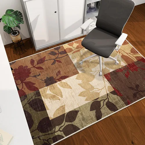 Vista 20 de Tapete para silla de oficina para suelo de madera dura, 48"x36" tapete protector de escritorio de computadora de fácil deslizamiento para silla Hoja