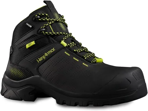 Vista 12 de HexArmor Botas de seguridad profesionales Xbase: impermeables, protección metatarsiana y opciones de cuero negro, puntera compuesta con Marrón