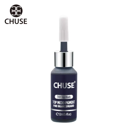Vista 2 de CHUSE Pigmentos delineadores de cejas PMU 0.4oz/0.4 fl oz (T101 Negro)