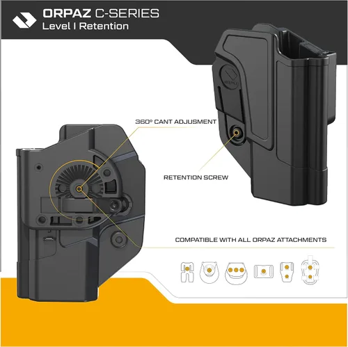 Vista 2 de Orpaz C-Series 1911 Holster Level I/Level II OWB Holster