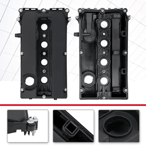 Vista 5 de SEINECA 55564395 Cubierta de válvula de motor con pernos de junta y tapa de aceite, compatible con Chevy Cruze 2011-2015, Sonic 2012-2018