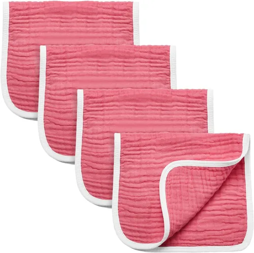 Vista 16 de Synrroe Paños de muselina grandes para eructos, paños de muselina para bebés niñas y niños, paquete de 10 extraabsorbentes y suaves de muselina, 6