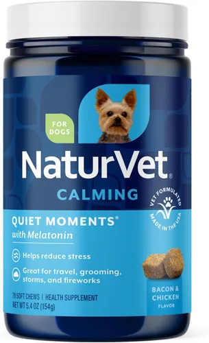 Vista 14 de NaturVet Quiet Moments Spray Calmante Herbal para Habitación Suplemento para Perros – Ideal para Automóviles, Jaulas para Perros, Nuevos Entornos