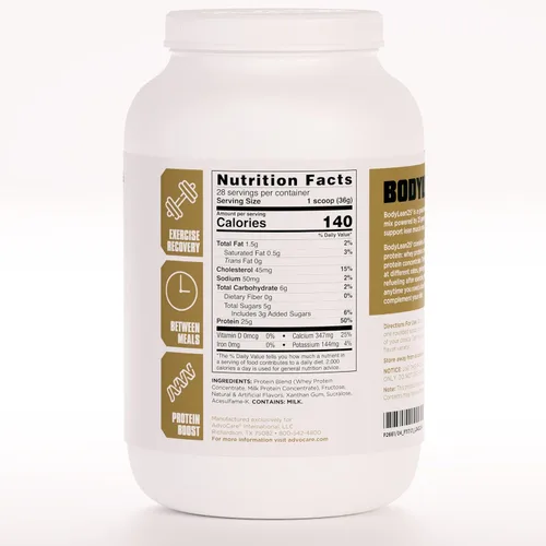 Vista 2 de AdvoCare BodyLean25 - Proteína en polvo con aislado de proteína de suero - Apoya la construcción muscular y un cuerpo magro - Ofrece apoyo