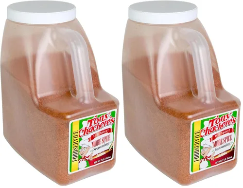 Vista 8 de Tony Chachere's Jarras de servicio de alimentos para condimentos criollos – Original 8 libras, más especias 7 libras o Bold 7 lb – Auténtico sabor