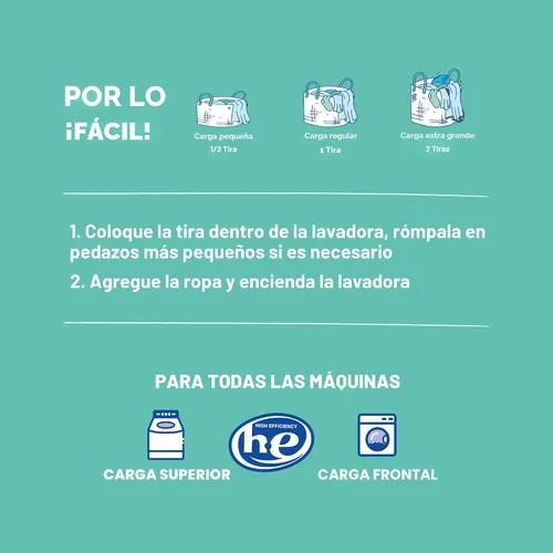 Vista 7 de Tru Earth Detergente seco compacto para ropa, sin perfume, hasta 64 cargas (32 hojas), detergente sin líquido, viajes. El embalaje puede variar