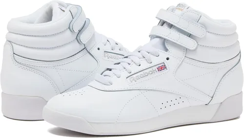 Vista 6 de Reebok Women's Freestyle Hi High Top Sneakers for Women, Black or White Basketball and Tennis Shoes Womens Size 5-12