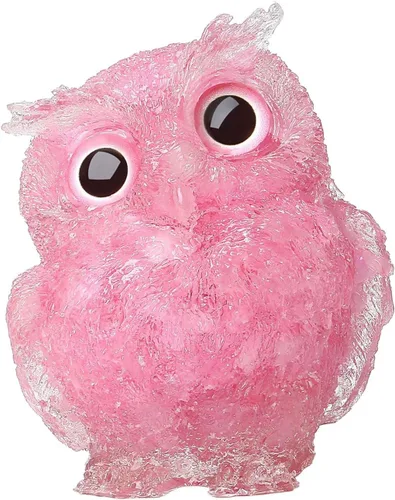 Vista 16 de LAIDANLA Estatua de Búho de Amatista de 2.4" Cristal Curativo Natural Figura de Búho Animal Morado Lindo Escultura de Bolsillo Reiki Energía