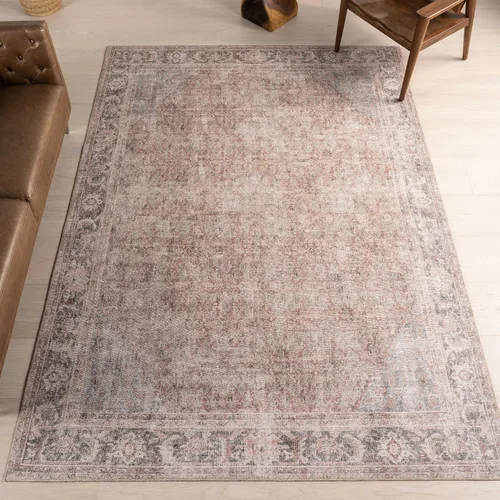Vista 16 de nuLOOM Aether - Alfombra de área con medallón marrón, 8 x 10 pies Éter Marrón