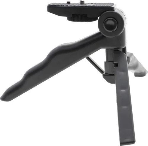 Vista 7 de Ultimaxx Mini trípode de mesa ligero y portátil de 6.5 pulgadas, agarre de pistola para cámaras DSLR y sin espejo, funciona como trípode