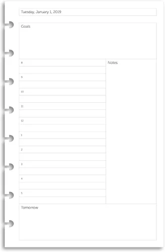 Vista 12 de Eleven Discs Papel Discbound, Hojas de Cuadrícula de Puntos Tamaño Junior - Repuestos Premium de 120gsm Peso Pesado para Cuaderno y Planificador - 8