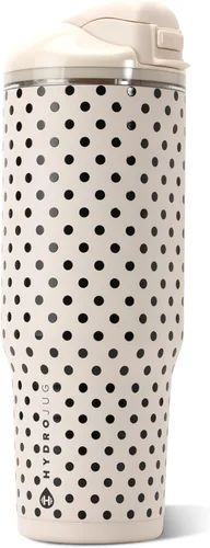 Vista 86 de HydroJug Ease2o - Botella de agua aislada de 24 onzas, tapa con popote y Duna