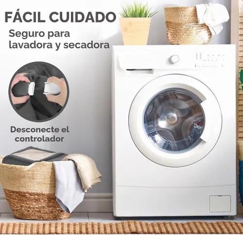 Vista 10 de [Usado] Sunbeam Electric Royal Luxe - Manta térmica de microfelpa de sherpa inversa, 12 ajustes de calor, apagado automático seleccionable de 12