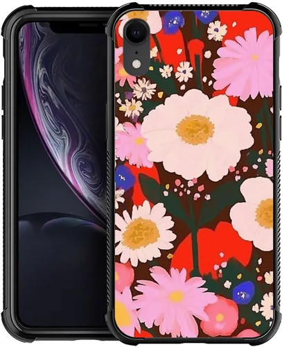 Vista 9 de DJSOK Funda compatible con iPhone XR, H American Eagle Flag con cuatro esquinas, protección a prueba de golpes, TPU suave y patrón de policarbonato