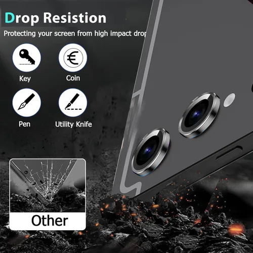Vista 7 de Zeking Protector de lente de cámara para Samsung Galaxy Tab S9 Ultra/SM-X910, resistente a los arañazos, vidrio templado 9H ultrafino con bordes