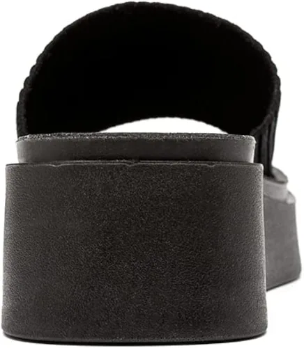 Vista 3 de AOAOA Sandalia de plataforma de punto para mujer con espuma viscoelástica