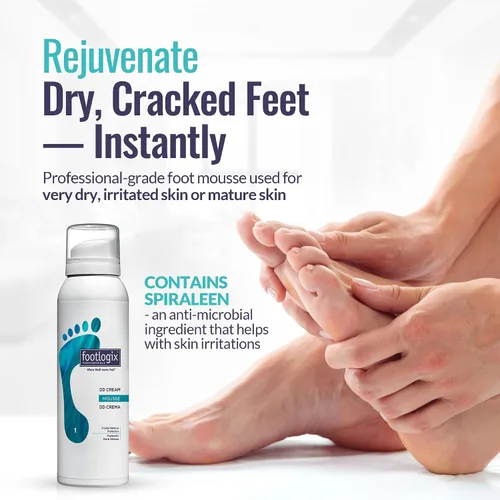 Vista 5 de FOOTLOGIX DD Cream Mousse, blanco, 4.23 onzas
