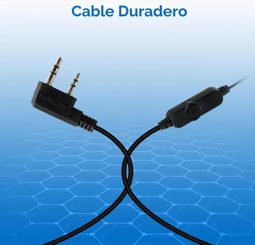 Vista 9 de Retevis Auricular Walkie Talkie de ajuste de volumen, para RT22/RT68/RT21