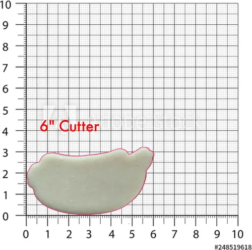Vista 9 de Inc Hotdog (outline) Cookie Cutter - Dishwasher Safe (2")