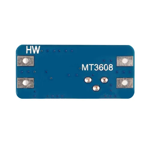 Vista 5 de Dorhea MT3608 - Convertidor de potencia elevador DC-DC - Módulo de 2 A, placa reguladora de voltaje ajustable - Voltaje de salida de 2-24 V a 5 V-28