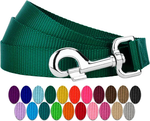 Vista 12 de Country Brook Petz - Correa para perro de nailon duradera de estilo tradicional de 1 pulgada con broche fácil de usar para razas pequeñas, medianas