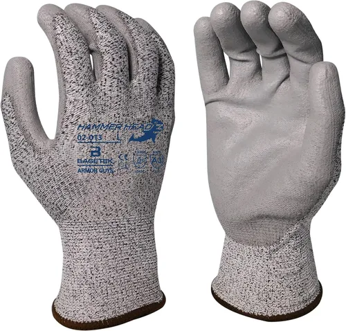 Vista 2 de Armor Guys 02-013 Hammer Head 3 Guantes de trabajo, ANSI A3, grandes, 3 3 pares (Large)