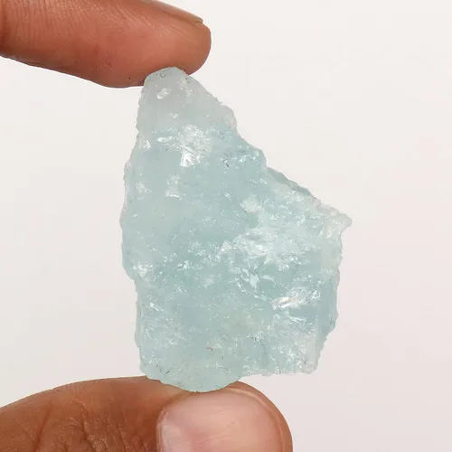 Vista 3 de GEMHUB Piedra preciosa natural curativa de 82.85 quilates de aguamarina transparente y aguamarina para curación, yoga, meditación y otros