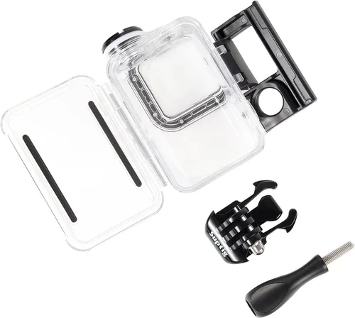 Vista 9 de Suptig Funda impermeable compatible con DJI Action 5 Pro / Action 5/4/3, para buceo, buceo, esnórquel, natación, hasta 164 pies (164.0 ft)