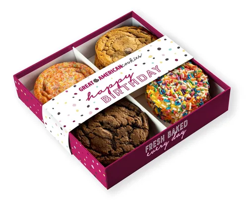 Vista 9 de Great American Cookies – 12 galletas assortidas recién horneadas – horneadas a diario, preparadas a mano y nunca congeladas – Ideales
