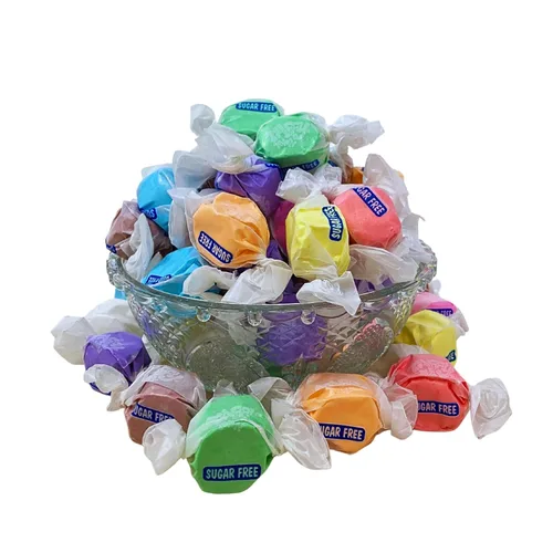 Vista 3 de Paquete variado de caramelos de agua salada sin azúcar, 10 sabores, 1 libra a granel