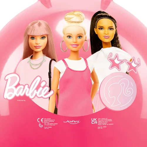 Vista 4 de Pelota Saltarina Barbie Rosa