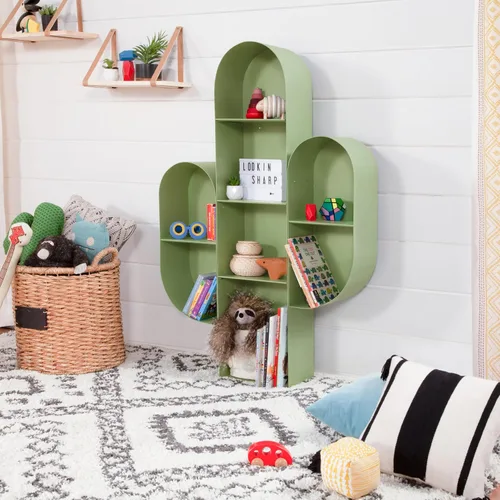 Vista 5 de Babyletto Estantería Cactus en verde salvia