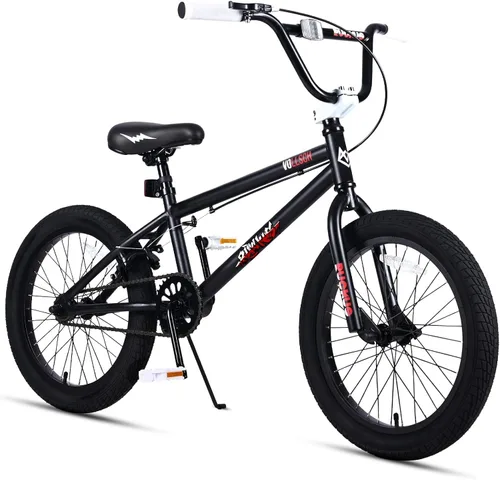 Vista 10 de vollsch Bicicletas BMX Freestyle de 18 y 20 pulgadas para adolescentes de 6 a 15 años de edad, niños, niñas, principiantes con palanca, varios