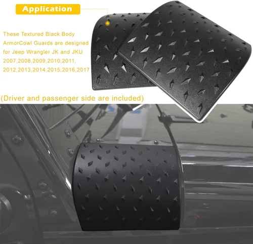 Vista 3 de Danti Eagle Eyes estilo Fury Grid Gladiator Vader Rejilla Frontal Grill – Carcasa frontal capucha Parachoques Guardia de pantalla mate, Negro