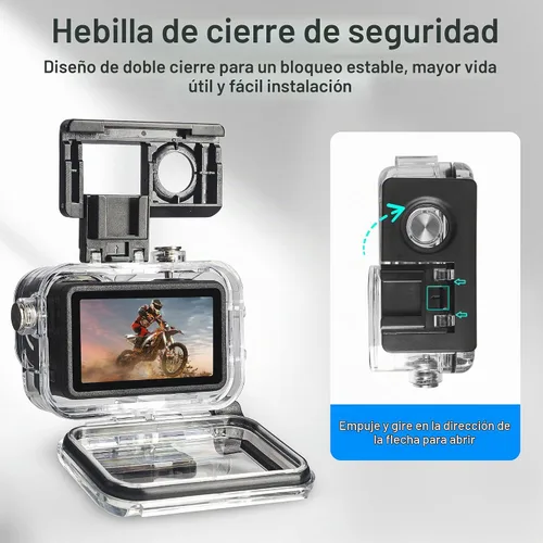 Vista 2 de Kit de filtro de buceo FitStill para DJI OSMO Action 5 Pro/4/3