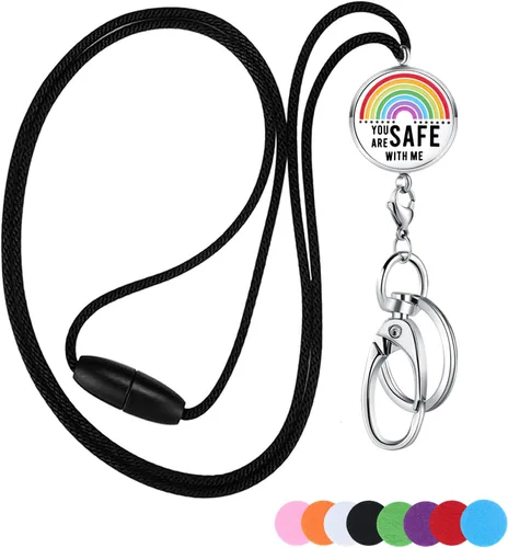 Vista 11 de Cordones para insignias de identificación y llaves para mujeres, lindo cordón de profesor con soporte para identificación, cordón de cuentas