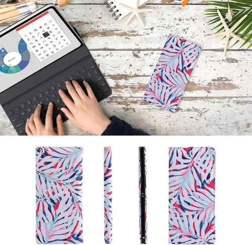 Vista 31 de HUA ANGEL Billetera ultra delgada para mujer, con bloqueo RFID, tarjetero de crédito, plegable, largo, hebilla magnética, billete para mujer, Owl