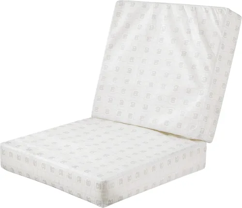 Vista 13 de Classic Accessories Montlake FadeSafe - Cojín para sillas de patio resistente al agua, 44 x 20 x 3 pulgadas, color beige antiguo, juego de cojines