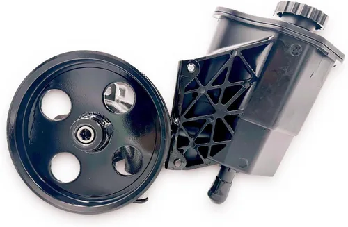 Vista 10 de Bomba de dirección asistida con conjunto de depósito de polea compatible con Dodge Ram 2500 3500 2003-2007