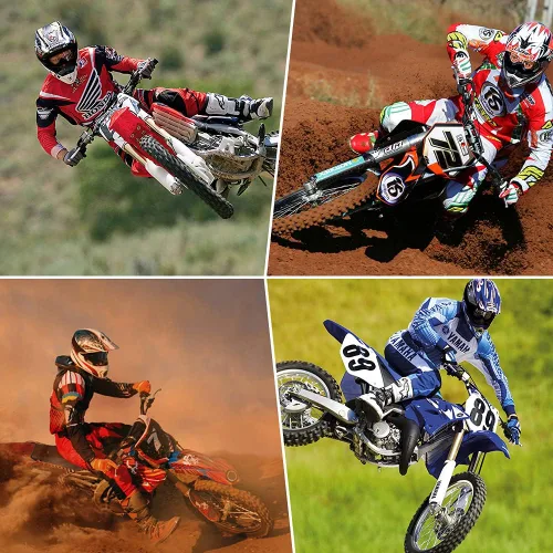 Vista 6 de Gafas de motocicleta para hombres y mujeres, gafas de motocross, de ATV, gafas para montar, gafas de viento, gafas de visión amplia, gafas