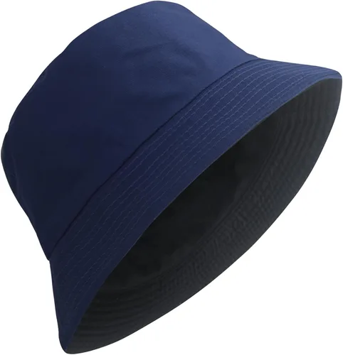 Vista 27 de PFFY Bucket Hat for Women Men Cotton Summer Sun Beach Fishing Cap