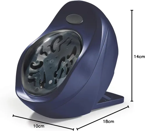 Vista 8 de Brainstorm Toys Aurora Northern and Southern Lights Proyector STEM, gris
