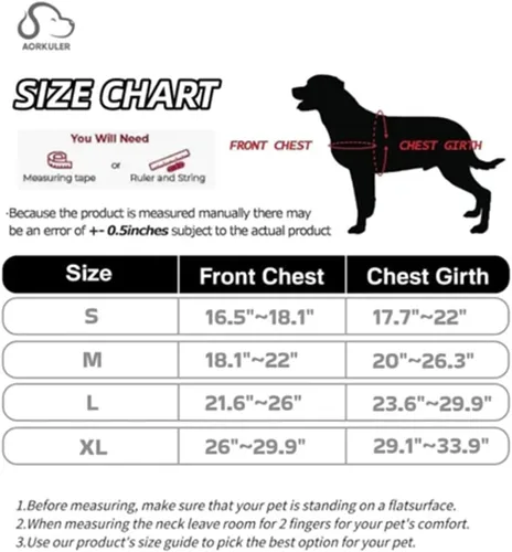 Vista 3 de Aorkuler Arnés para perro sin tirones, fácil para entrenar y caminar, adecuado para rastreador GPS Aorkuler Dog